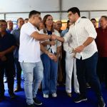 Prefeito Chrystophe Divino agradeceu os investimentos do Governo de Sergipe da ordem de R$ 310 mil para Canhoba / Foto: César de Oliveira