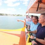 A obra encurtará a distância entre os estados e facilitará o escoamento de mercadorias, impulsionando o desenvolvimento econômico e turístico de toda a região / Foto: André Moreira