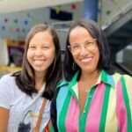 Alana e a mãe Josefa vieram do município baiano de Heliópolis e ficaram encantadas com a decoração no terminal / Foto: Marcos Rodrigues