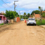 No povoado Cabeça Dantas, as ruas não tinham pavimentação | Foto: Arthuro Paganini