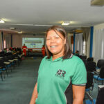 A funcionária Alexandra dos Santos | Fotos: Marcos Rodrigues