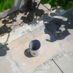 Foram arrancados 18 postes de aço galvanizado, entre o antigo Hotel Parque dos Coqueiros e o Camping Club / Foto: Ascom Cehop