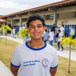 Para Murilo Amaral, a reforma e climatização do Centro de Excelência Santos Dumont possibilitam mais conforto aos estudantes / Foto: Igor Matias