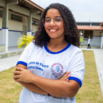 Ana Clara Pereira é aluna do 3º ano do Centro de Excelência Santos Dumont / Foto: Igor Matias