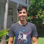 O estudante de arquitetura e urbanismo Lucas Felippe Brilhante teceu elogios à obra / Foto: Marcos Rodrigues/Ascom Sedurbi