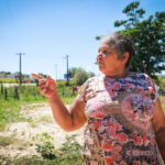 A lavradora Lúcia dos Santos / Fotos: César de Oliveira