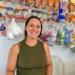 Comerciante e pescadora Andreza Maria dos Santos / Fotos: Marcos Rodrigues