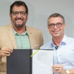 Governador Fábio Mitidieri e prefeito da Barra dos Coqueiros, Ailton Martins / Fotos: Reinaldo Moura