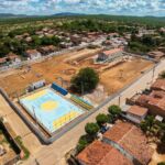 Construcao da Praça no Povoado Cuiaba