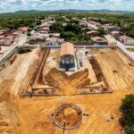 Construcao da Praça no Povoado Cuiaba