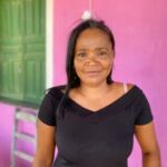 Dona de casa Simone dos Santos Fagundes, moradora do povoado Bonfim
// Fotos: Marcos Rodrigues