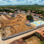 Construcao da Praça no Povoado Cuiaba